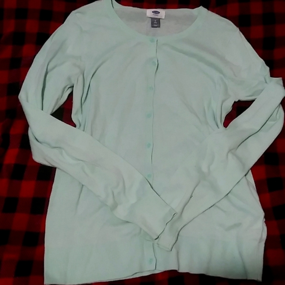 Light pastel green cardigan